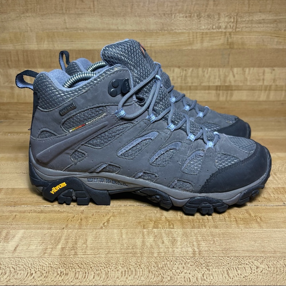 Merrell Moab Mid Gore-Tex XCR Hiking Boots J87316 Vibram Continuum Women’s 9